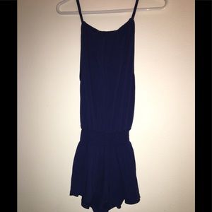 Navy blue romper